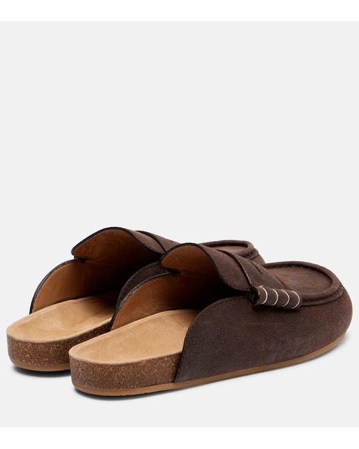 J.W. Anderson Brown Suede Mules