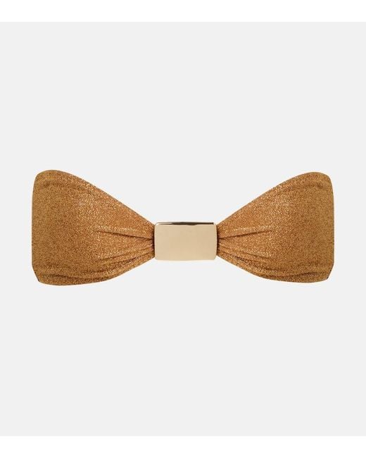 SAME Brown Bandeau-Top Hammer