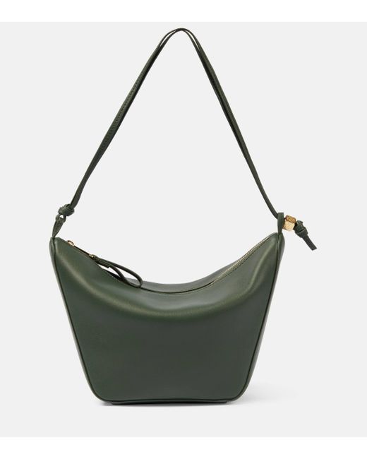 Loewe Green Hammock Mini Leather Shoulder Bag
