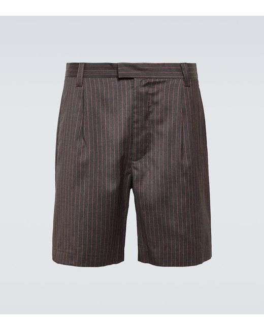 Winnie New York Gray Wool And Silk Shorts for men