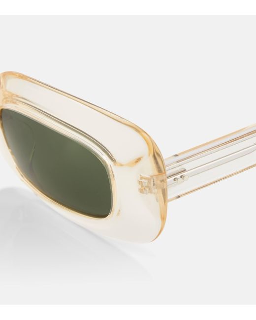 Khaite Green 1966c Rectangular Sunglasses