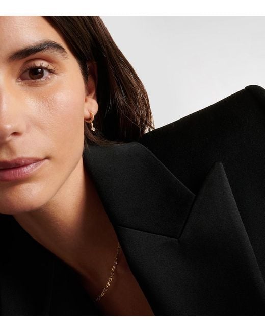 Suzanne Kalan White 18Kt Drop Earrings With Diamonds