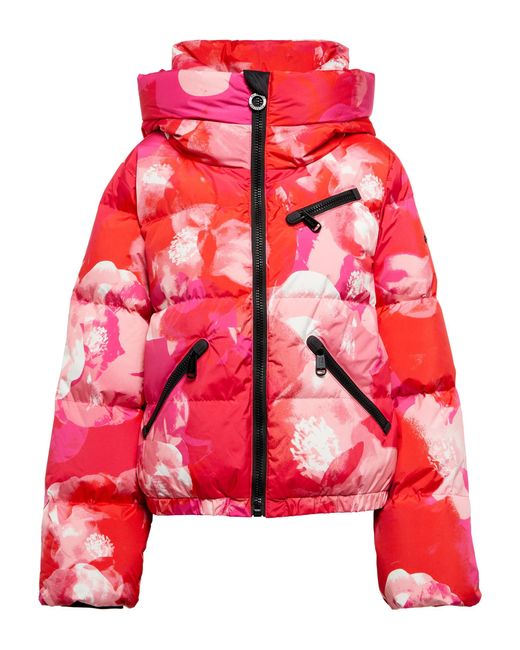 Goldbergh Synthetic Alpenrose Down Jacket in Red | Lyst