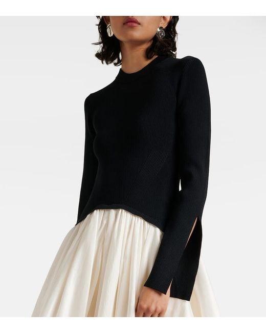 Robe Midi Kenlie Jonathan Simkhai en coloris Black