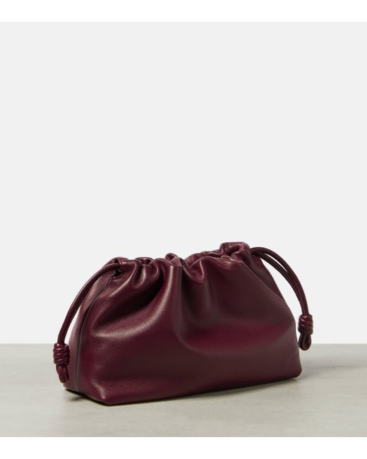 Loewe Brown Flamenco Leather Shoulder Bag