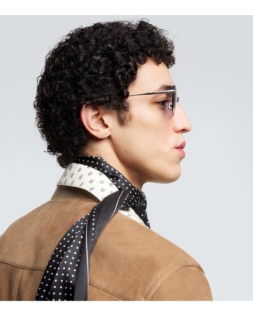 Tom Ford Blue Jake Square Sunglasses for men