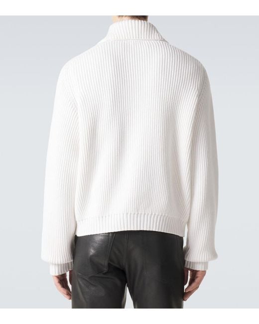 Tom Ford White Cashmere And Cotton Cardigan for men