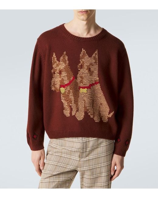 Pullover Scottie di Bode in Brown da Uomo