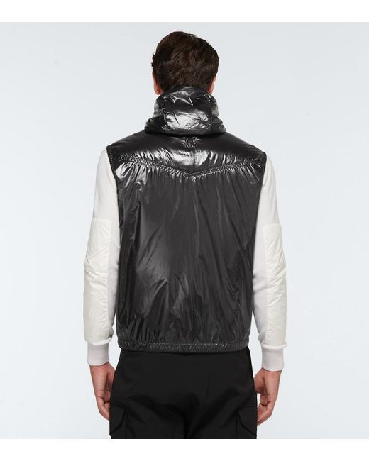 Moncler Black Salantin Technical Vest for men