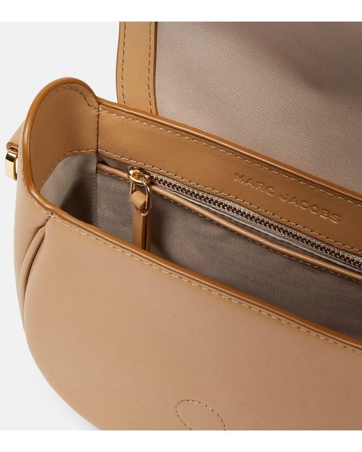 Marc Jacobs Brown The Small Saddle Leather Shoulder Bag