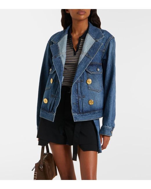 Sacai Blue Denim Jacket