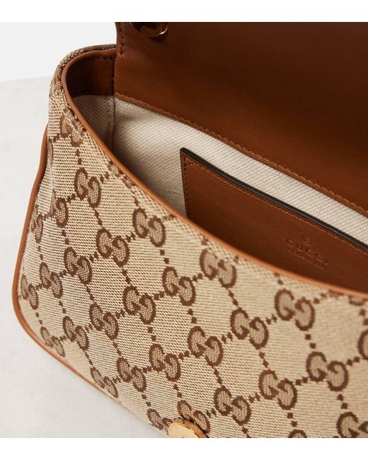 Gucci Brown Schultertasche Blondie Gg Mini