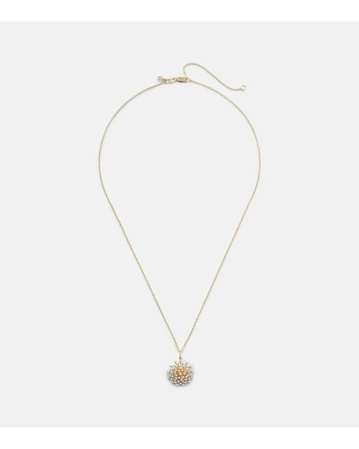 Sydney Evan White 14Kt Charm Necklace With Diamonds
