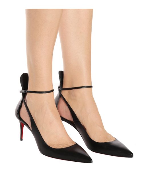 Christian Louboutin Mascara 70 Leather Pumps in Black Lyst