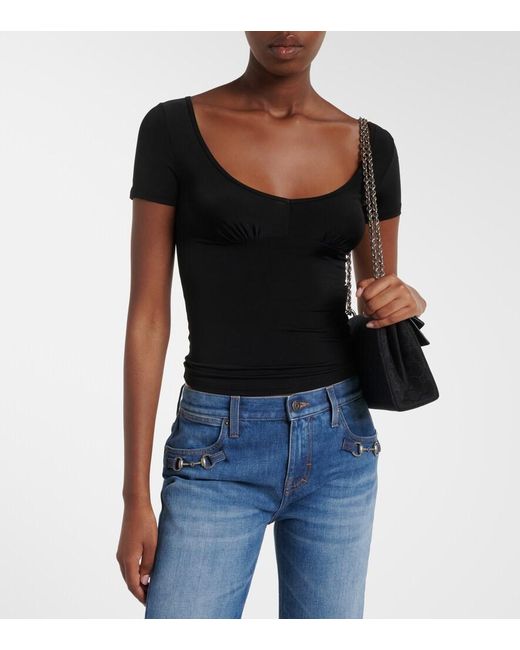 Gucci Black Jersey T-Shirt