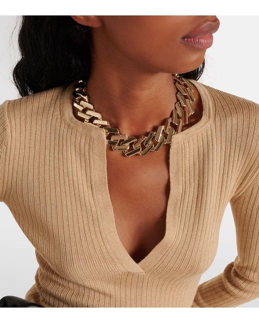Max Mara Natural Silk And Cashmere Sweater