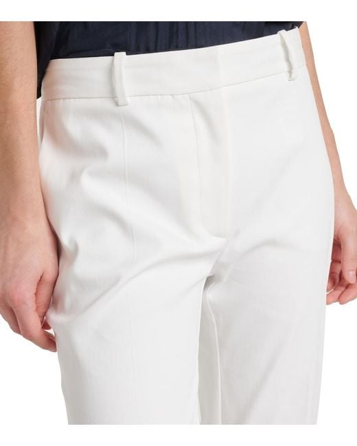 Joseph White Bing Court Cotton-Blend Gabardine Chinos