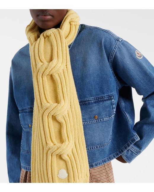 Sciarpa di Moncler in Yellow