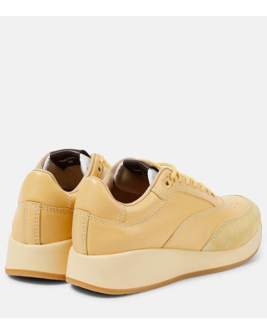 Jacquemus Natural La Daddy Leather Sneakers