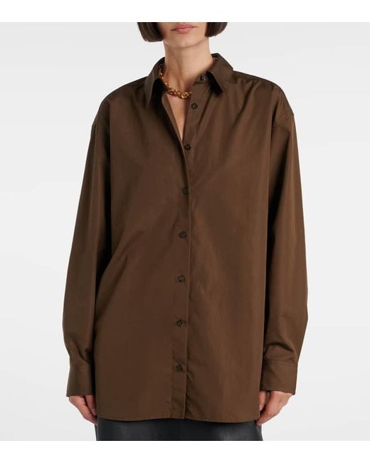 Totême  Brown Cotton Shirt