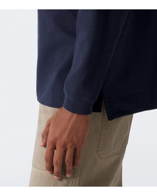 Pullover Polo di Acne in Blue da Uomo