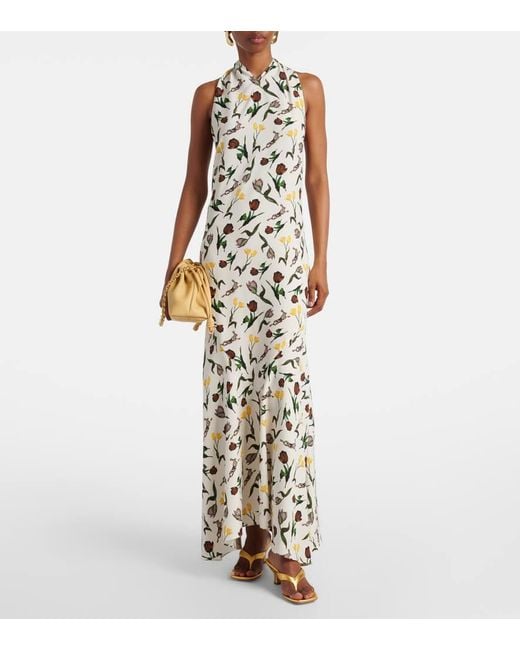 Paris Texas Natural Portofino Metallic Leather Thong Sandals