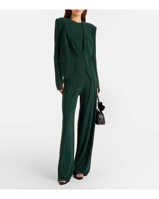 Pantalon Ample Norma Kamali en coloris Green
