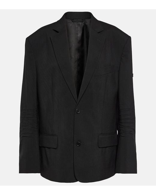 Balenciaga Black Wool Blazer