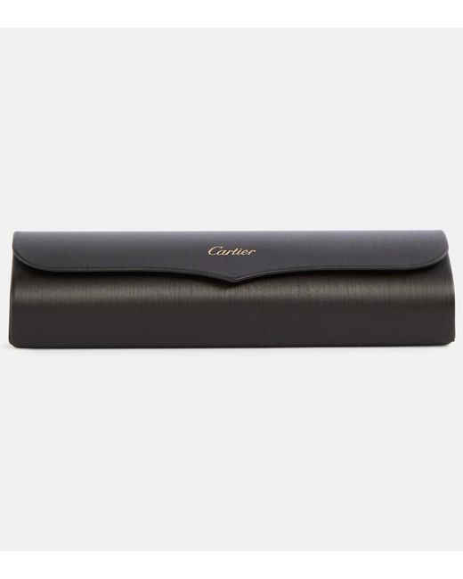 Cartier Brown Panthere De Cartier Cat-Eye Sunglasses