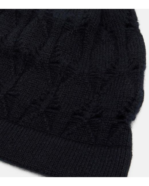 Nour Hammour Blue Pippa Cashmere Beanie