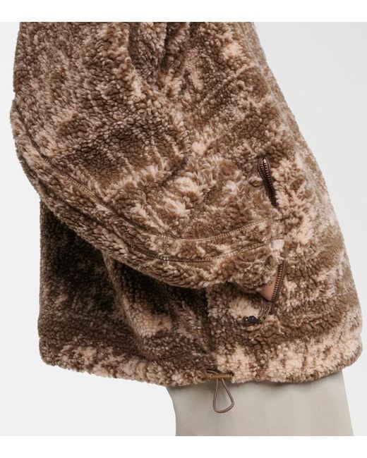 Adidas By Stella McCartney Brown Fleece Jacket