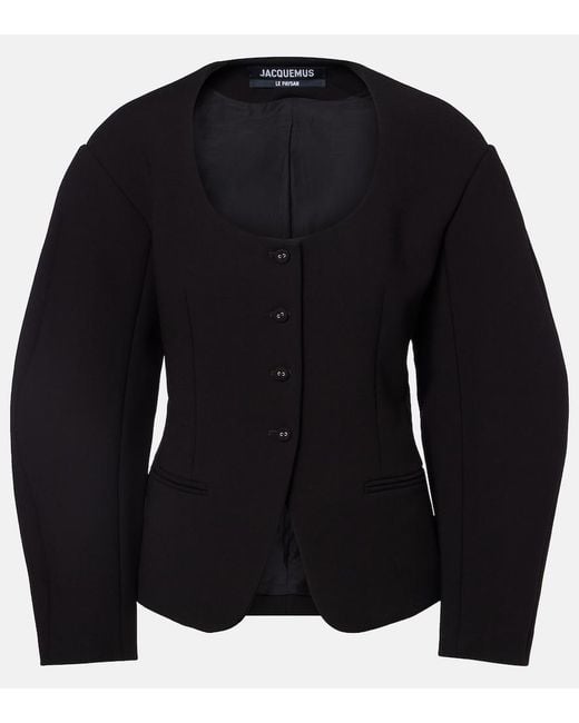 Jacquemus Black Oval Jacket