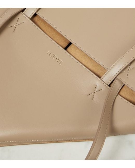 Loewe Natural Puzzle Fold Medium Leather Tote Bag