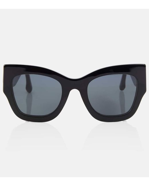 Victoria Beckham Blue Butterfly Cat-eye Sunglasses