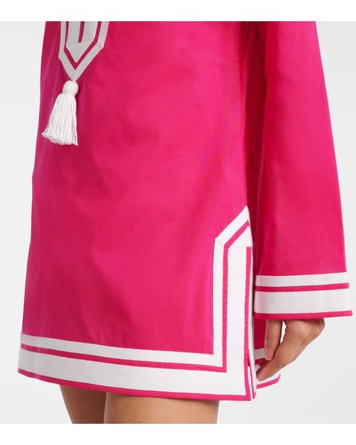 Tory Burch Pink Tunika Aus Baumwoll-Voile