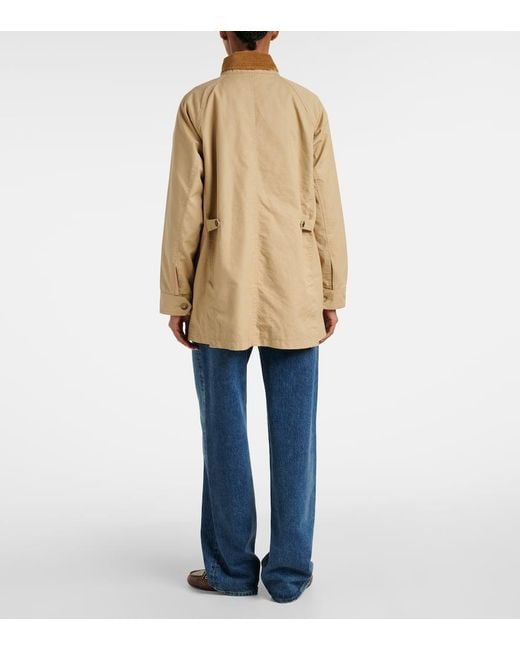 Polo Ralph Lauren Natural Corduroy-Trimmed Cotton Field Jacket