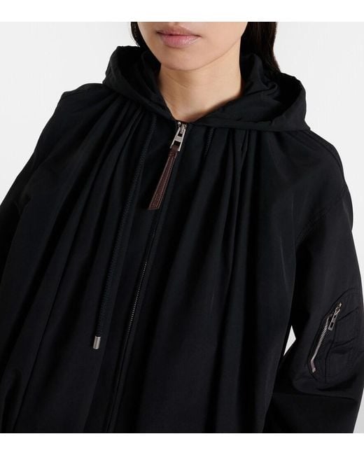 Loewe Black Technical Cotton-Blend Jacket