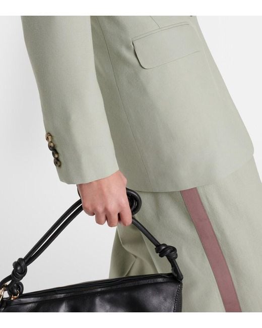 Dries Van Noten Green Wool Blazer