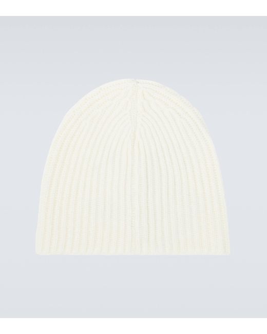 Gabriela Hearst White Lutz Cashmere Hat for men