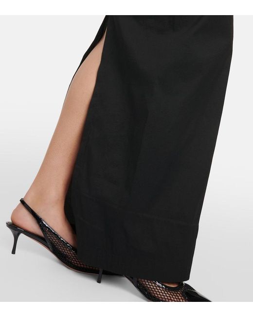 Alaïa Black Knit Maxi Skirt