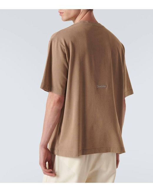 Acne T-Shirt aus Baumwoll-Jersey in Natural für Herren