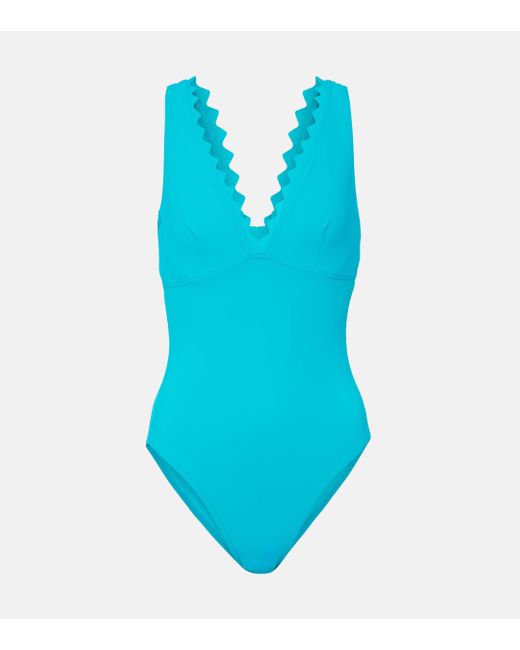 Karla Colletto Blue Ines Swimsuit