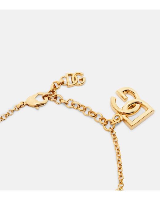 Dolce & Gabbana Metallic Armband Dg Mit Kristallen