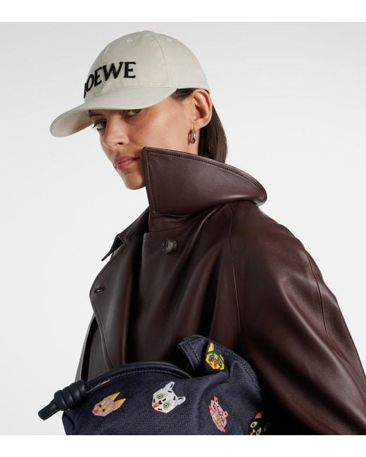 Loewe Natural X Louis Wain Cotton Canvas Baseball Cap