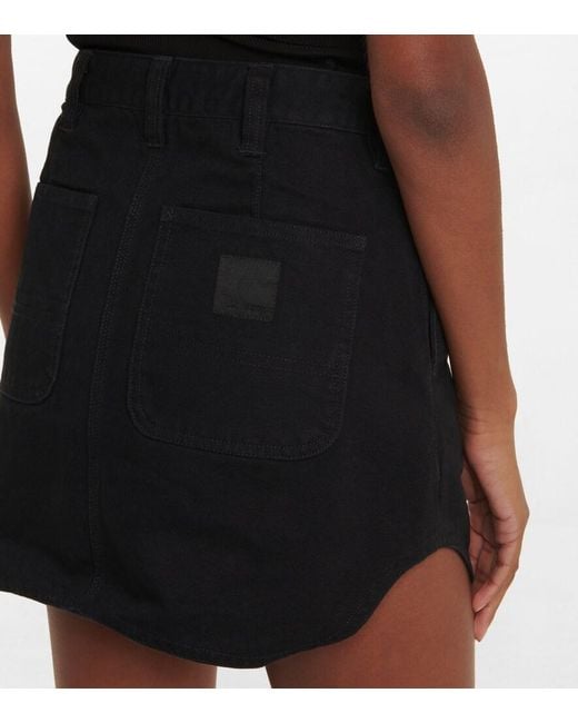 Wardrobe NYC Black X Carhartt Wip Cotton Miniskirt