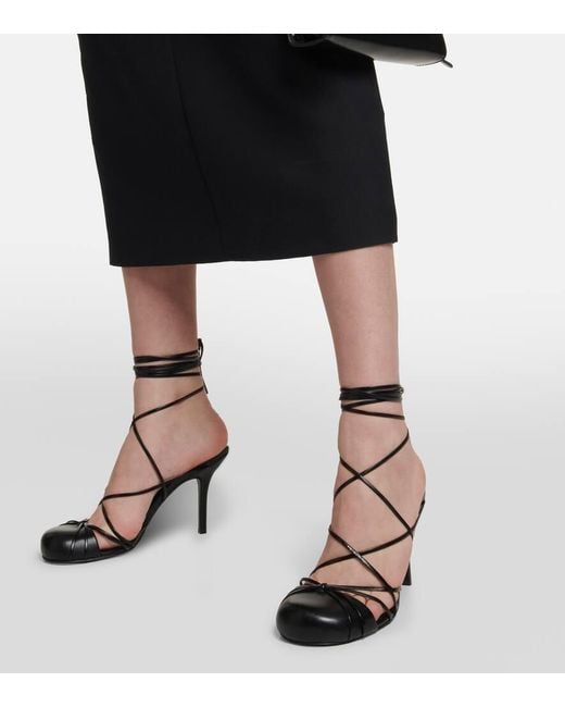 The Row Black Pumps Joan Aus Leder