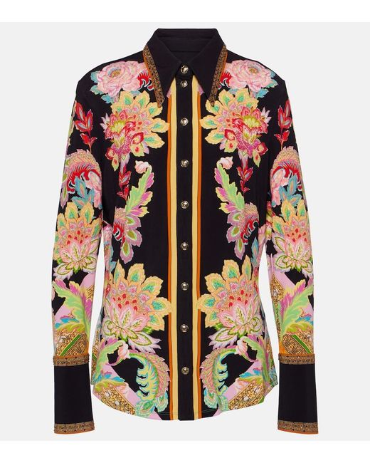Camilla Multicolor Floral Jersey Shirt
