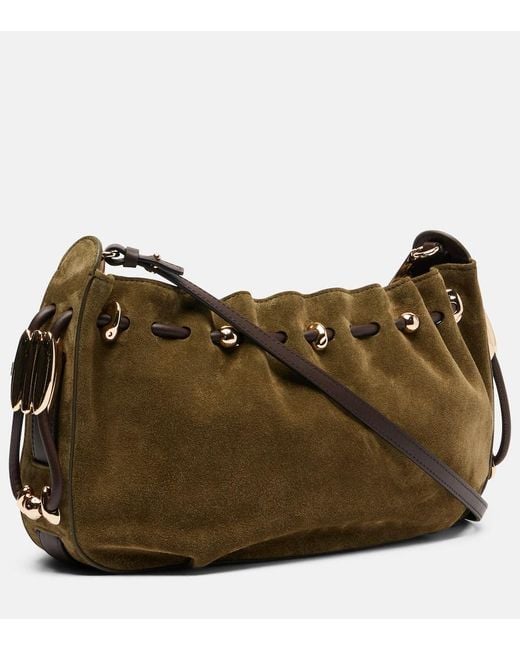 Zimmermann Brown Halcyon Suede Shoulder Bag