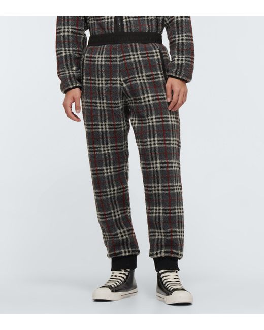 Pantalones Dayton de cuadros Burberry de hombre de color Gris - Lyst