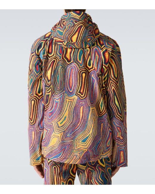 Aztech Mountain Multicolor Hayden Printed Ski Jacket for men